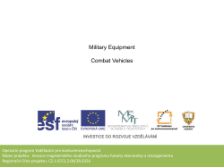 Combat vehicles