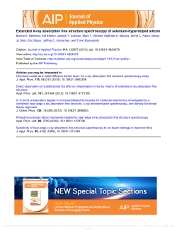 Extended X-ray absorption fine structure spectroscopy of selenium