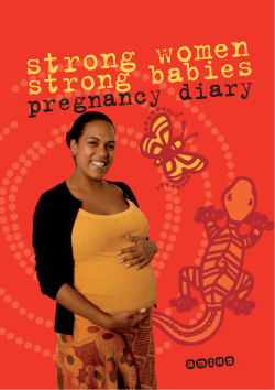Strong women strong babies - pregnancy diary