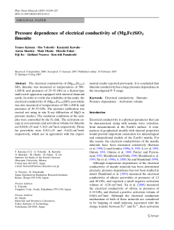 Pressure dependence of electrical conductivity of (Mg,Fe)SiO3
