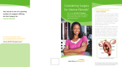 Considering Surgery For Uterine Fibroids?