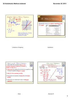 02 Substitution Method.notebook