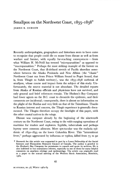 Smallpox on the Northwest Coast, 1835-1838