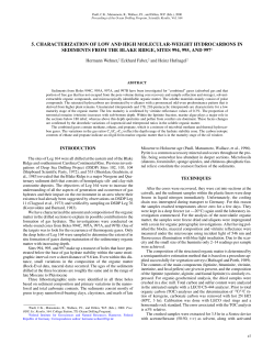 5. characterization of low and high molecular