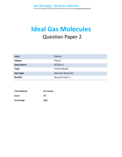 Ideal Gas Molecules