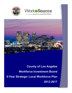 LA County WIB Strategic Plan - Los Angeles Southwest College