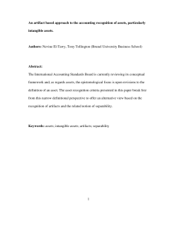 Artifact based approach - Brunel University Research Archive