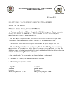 General Membership - ASMC Sub Chapters