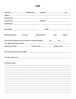 First Name: Middle Initial: ______ Last Name: :_____ Address