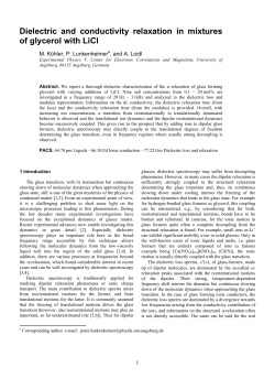 Dielectric and conductivity relaxation in mixtures of glycerol with LiCl