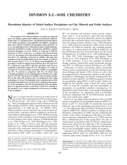 DIVISION S-2&mdash;SOIL CHEMISTRY