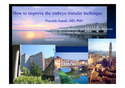 How to improve the embryo transfer technique