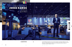 Univision`s Jorge ramos Takes a sTand