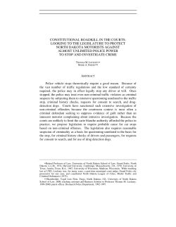 constitutional roadkill in the courts: looking to