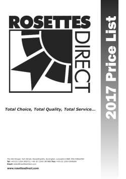 Total Choice, Total Quality, Total Service