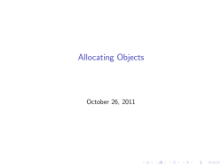 House allocation problem