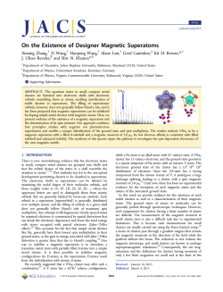 On the Existence of Designer Magnetic Superatoms