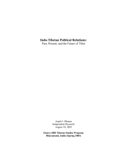 Indo-Tibetan Political Relations