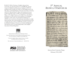 3rd annual beowulf symposium