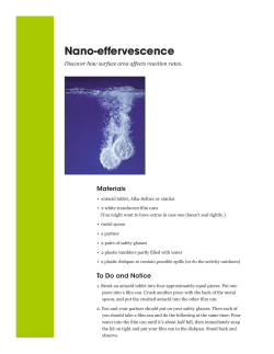 Nano-effervescence