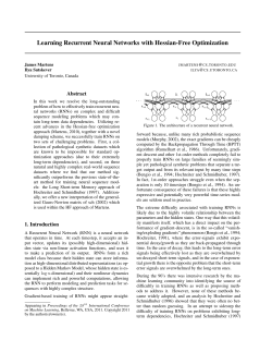 Learning Recurrent Neural Networks with Hessian