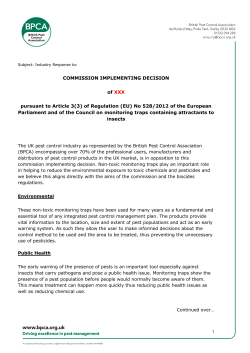lengthy statment in response - British Pest Control Association
