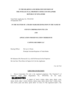 - Intellectual Property Office of Singapore