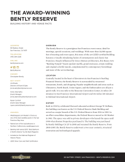 PDF - The Bently Reserve