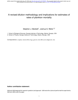 A revised dilution methodology and implications for