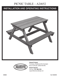 Selwood Picnic Table