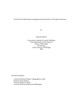 Social factors influencing the immigration policy preferences of