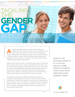 gender gap - Terra Dotta