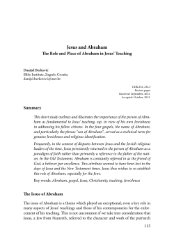 Jesus and Abraham