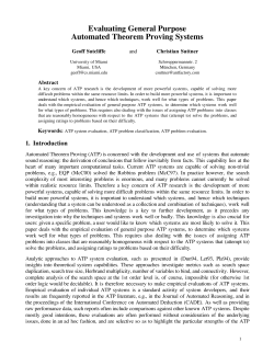 Evaluating General Purpose Automated Theorem Proving Systems