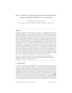 Data to decisions: Real-time structural - Karen E. Willcox