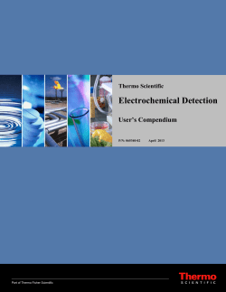 Electrochemical Detection User`s Compendium