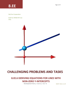 challenging problems and tasks