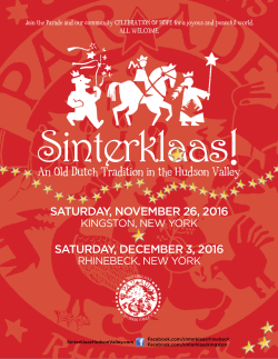 An Old Dutch Tradition in the Hudson Valley