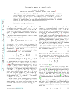Extremal property of a simple cycle