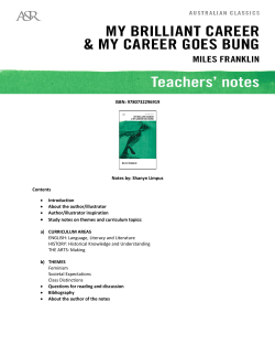 ISBN: 9780732296919 Notes by: Shanyn Limpus Contents