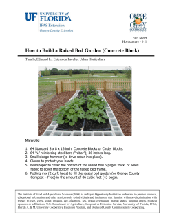 How to Build a Raised Bed Garden (Concrete Block)