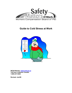 Guide to Cold Stress at Work