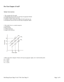 Pre-Test Chapter 15 ed17