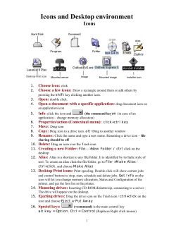 Icons and Desktop environment