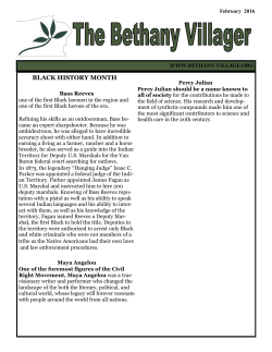February 2016 - Bethany Village