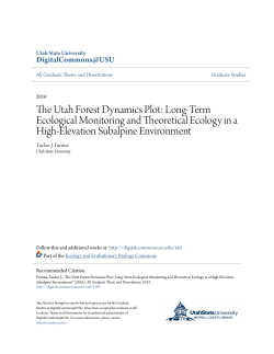 The Utah Forest Dynamics Plot: Long