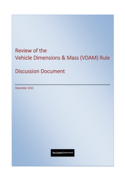 This document does not represent Government policy. It is for