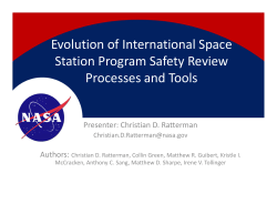 Evolution of International Space Station Program Safety Review