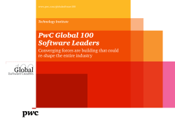 PWC Global 100 Software Leaders report