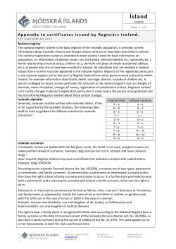 Uppl&yacute;singar &uacute;r &thorn;j&oacute;&eth;skr&aacute; / Extract from the